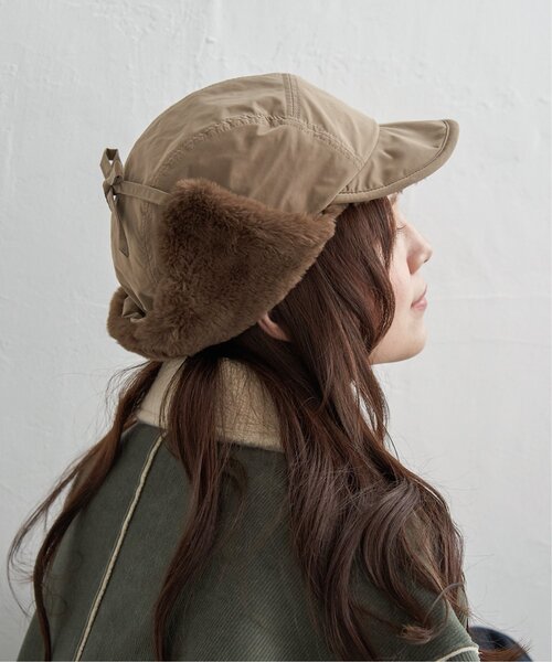 LBC（エルビーシー）の「フライトキャップ（キャップ・レディース・カーキ/ブラック・FREE）」の10枚目の写真