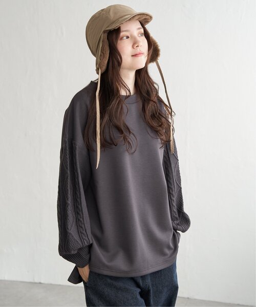 LBC（エルビーシー）の「フライトキャップ（キャップ・レディース・カーキ/ブラック・FREE）」の11枚目の写真