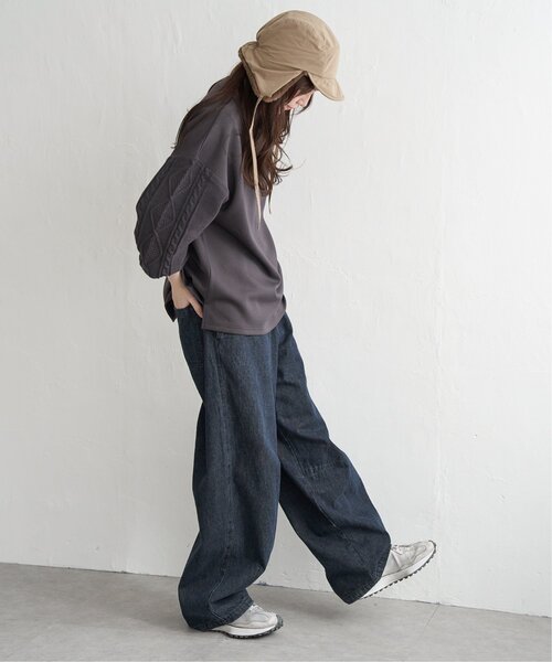 LBC（エルビーシー）の「フライトキャップ（キャップ・レディース・カーキ/ブラック・FREE）」の12枚目の写真