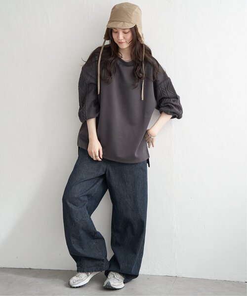 LBC（エルビーシー）の「フライトキャップ（キャップ・レディース・カーキ/ブラック・FREE）」の13枚目の写真