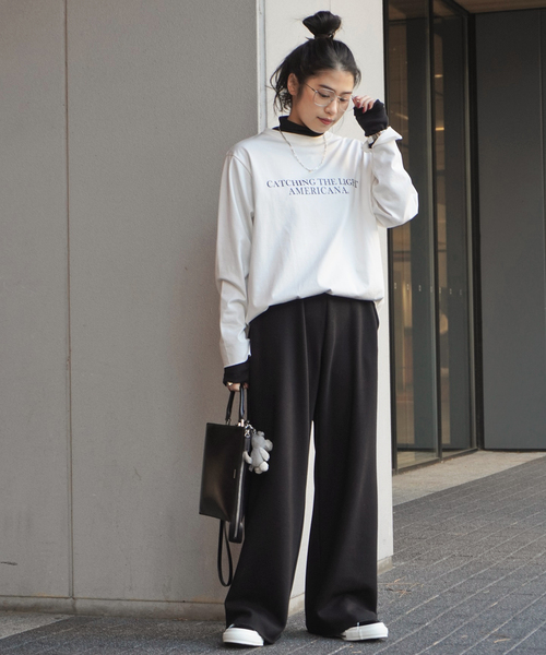 EVERYDAY I LIKE.(エヴリディアイライク)の「追加Newウォームスウェットパンツ(スウェットパンツ・レディース・ブラック/ホワイト・38/36)」の10枚目の写真