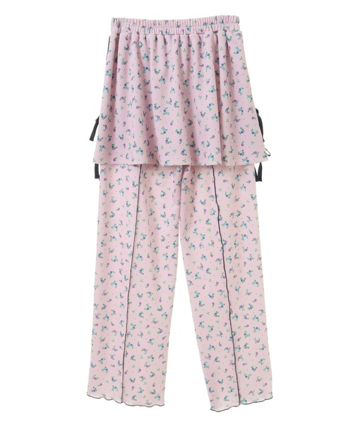 Candy Stripper（キャンディストリッパー）の「DRESSED UP FLOWER SKIRT パンツ（その他パンツ・レディース・ブラック/ピンク/オフホワイト・FREE）」の12枚目の写真
