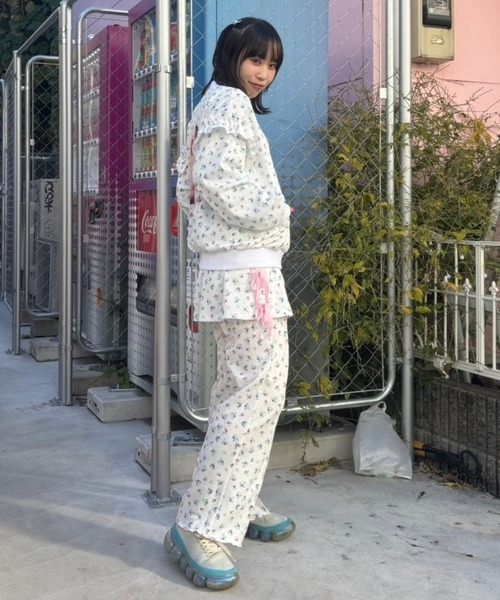 Candy Stripper（キャンディストリッパー）の「DRESSED UP FLOWER SKIRT パンツ（その他パンツ・レディース・ブラック/ピンク/オフホワイト・FREE）」の8枚目の写真