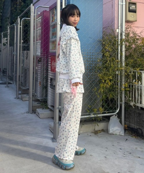 Candy Stripper（キャンディストリッパー）の「DRESSED UP FLOWER SKIRT パンツ（その他パンツ・レディース・ブラック/ピンク/オフホワイト・FREE）」の9枚目の写真