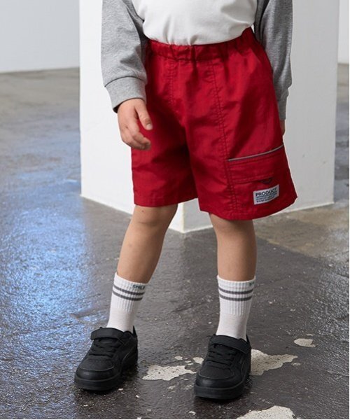 b・ROOM（ビールーム）の「【撥水加工】4分丈パンツ（その他パンツ・キッズ・ブラック/ブルー系その他2/ライトピンク/レッド/シルバーグレー/ライトカーキ/レモンイエロー/ラベンダー/パープル/ベージュ・110cm/140cm/120cm/100cm/130cm）」の10枚目の写真