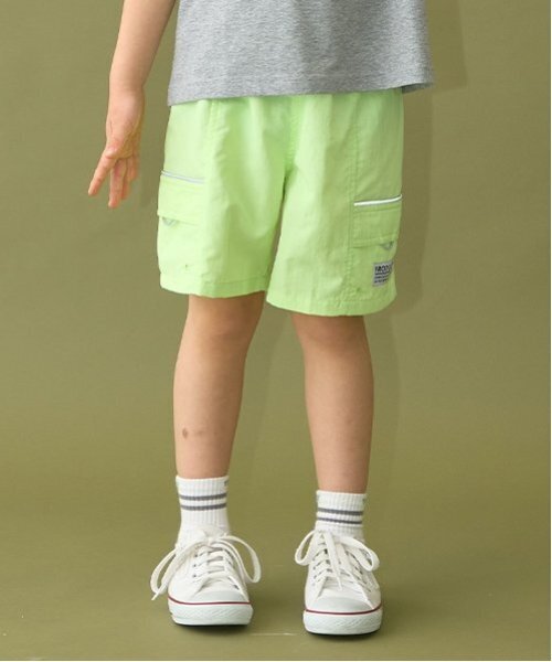 b・ROOM（ビールーム）の「【撥水加工】4分丈パンツ（その他パンツ・キッズ・ブラック/ブルー系その他2/ライトピンク/レッド/シルバーグレー/ライトカーキ/レモンイエロー/ラベンダー/パープル/ベージュ・110cm/140cm/120cm/100cm/130cm）」の8枚目の写真