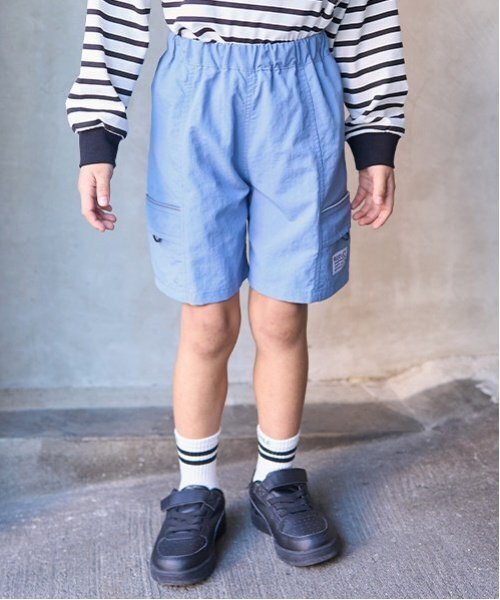 b・ROOM（ビールーム）の「【撥水加工】4分丈パンツ（その他パンツ・キッズ・ブラック/ブルー系その他2/ライトピンク/レッド/シルバーグレー/ライトカーキ/レモンイエロー/ラベンダー/パープル/ベージュ・110cm/140cm/120cm/100cm/130cm）」の5枚目の写真
