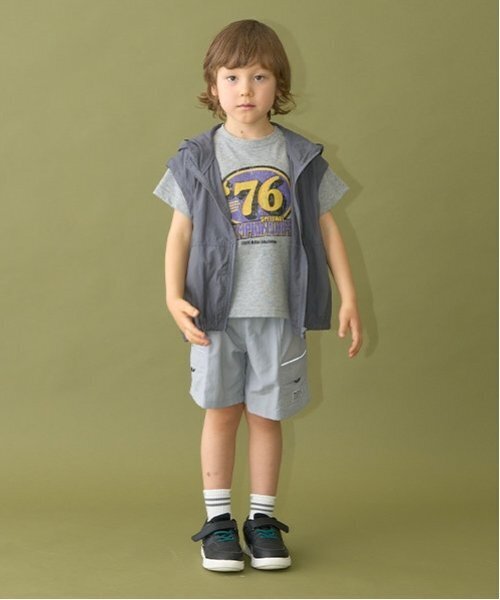 b・ROOM(ビールーム)の「【撥水加工】4分丈パンツ【子供服】【キッズ】【男の子】【女の子】(その他パンツ・キッズ・ブラック/ブルー系その他2/ライトピンク/レッド/シルバーグレー/ライトカーキ/レモンイエロー/ラベンダー/パープル/ベージュ・110cm/140cm/120cm/100cm/130cm)」の19枚目の写真