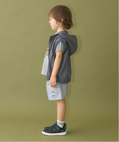 b・ROOM(ビールーム)の「【撥水加工】4分丈パンツ【子供服】【キッズ】【男の子】【女の子】(その他パンツ・キッズ・ブラック/ブルー系その他2/ライトピンク/レッド/シルバーグレー/ライトカーキ/レモンイエロー/ラベンダー/パープル/ベージュ・110cm/140cm/120cm/100cm/130cm)」の20枚目の写真