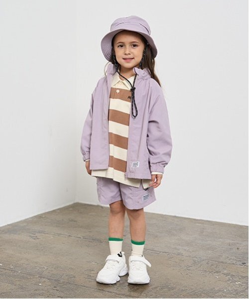 b・ROOM（ビールーム）の「【撥水加工】4分丈パンツ（その他パンツ・キッズ・ブラック/ブルー系その他2/ライトピンク/レッド/シルバーグレー/ライトカーキ/レモンイエロー/ラベンダー/パープル/ベージュ・110cm/140cm/120cm/100cm/130cm）」の18枚目の写真