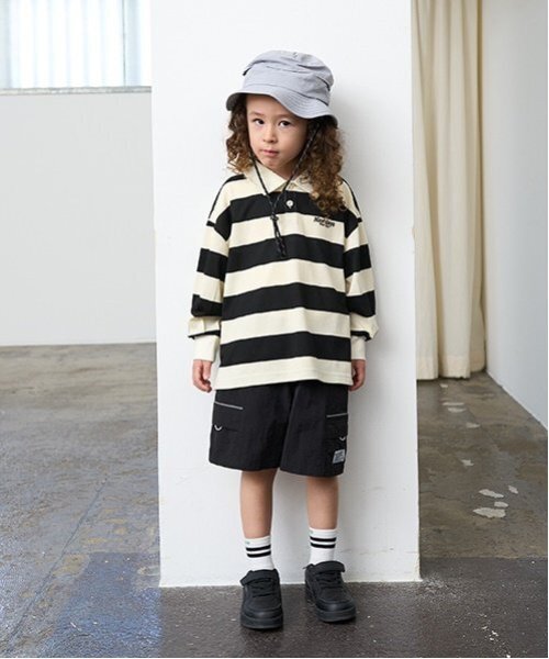 b・ROOM（ビールーム）の「【撥水加工】4分丈パンツ（その他パンツ・キッズ・ブラック/ブルー系その他2/ライトピンク/レッド/シルバーグレー/ライトカーキ/レモンイエロー/ラベンダー/パープル/ベージュ・110cm/140cm/120cm/100cm/130cm）」の17枚目の写真