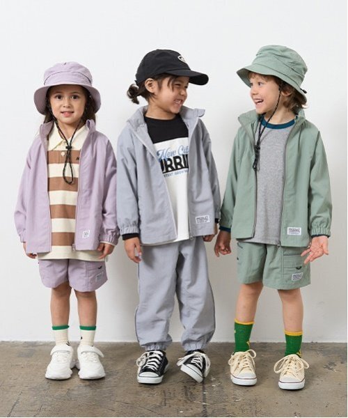 b・ROOM（ビールーム）の「【撥水加工】4分丈パンツ（その他パンツ・キッズ・ブラック/ブルー系その他2/ライトピンク/レッド/シルバーグレー/ライトカーキ/レモンイエロー/ラベンダー/パープル/ベージュ・110cm/140cm/120cm/100cm/130cm）」の13枚目の写真