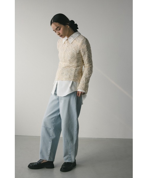 STYLEMIXER クロシェポロニット　ブラック STYLEMIXER | クロシェポロニット (ニット ) |SHEL'TTER WEBSTORE