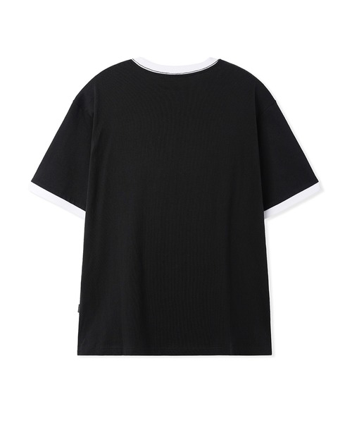 OY(オーワイ)の「『OY/オーワイ』 LEGACY RINGER TEE/ベーシックリンガー半袖Tシャツ(Tシャツ/カットソー・レディース・アイボリー/ブラック・L/M)」の14枚目の写真