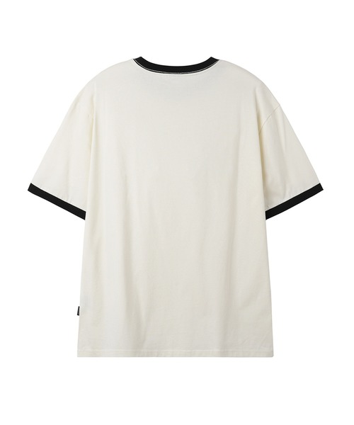 OY(オーワイ)の「『OY/オーワイ』 LEGACY RINGER TEE/ベーシックリンガー半袖Tシャツ(Tシャツ/カットソー・レディース・アイボリー/ブラック・L/M)」の17枚目の写真