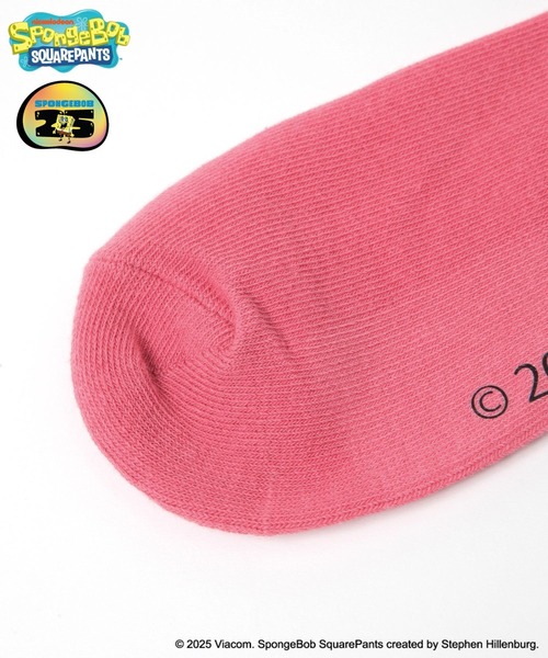 BAYFLOW（ベイフロー）の「【SpongeBob(スポンジ・ボブ)×BAYFLOW】ソックス(KIDS)（ソックス/靴下・キッズ・イエロー/ピンク・MEDIUM/LARGE）」の6枚目の写真