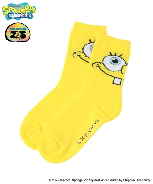 BAYFLOW（ベイフロー）の「【SpongeBob(スポンジ・ボブ)×BAYFLOW】ソックス(KIDS)（ソックス/靴下・キッズ・イエロー/ピンク・MEDIUM/LARGE）」の14枚目の写真