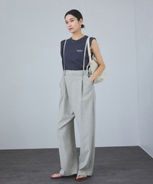 AMERICANA | 【Americana（アメリカーナ） for SALON】別注サスペンダー2WAYパンツ(スラックス)