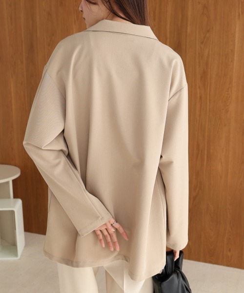 Bab（バブ）の「ダブルボタンテーラードジャケット（テーラードジャケット・レディース・ブラック/グレー/ベージュ・M）」の19枚目の写真
