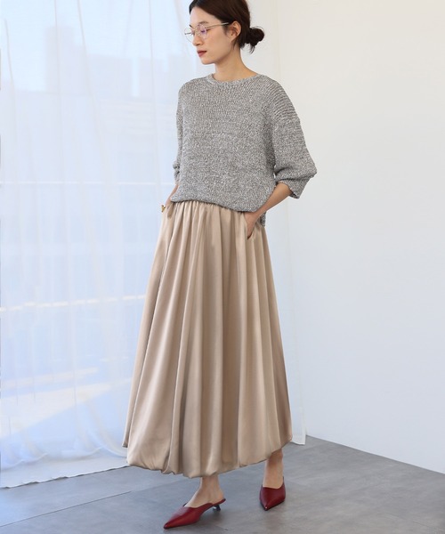 再お値下げ！！LOHEN バルーンスカート ワッシャータフタバルーンスカート バルーンスカート 大人[品番