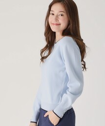 COUP DE CHANCE / クードシャンス 【洗える／日本製】ニットプルオーバー 洗える／日本製／抗菌防臭】ニットプルオーバー（ニット