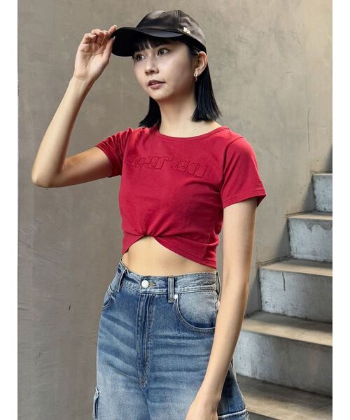 MURUA(ムルーア)の「サテンキャップ(キャップ・レディース・ホワイト/ネイビー/ブラック・FREE)」の13枚目の写真