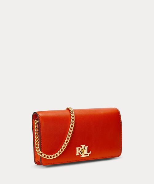 LAUREN RALPH LAUREN（ローレン ラルフ ローレン）の「レザー クロスボディ テック ケース（ショルダーバッグ・レディース・オレンジ・ONE）」の11枚目の写真