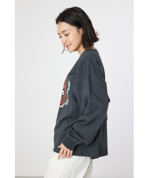 RODEO CROWNS WIDE BOWL（ロデオクラウンズワイドボウル）の「Various Western ロングスリーブTシャツ（Tシャツ/カットソー・レディース・ブルー/チャコールグレー/オフホワイト/レッド・FREE）」の21枚目の写真