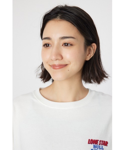 RODEO CROWNS WIDE BOWL(ロデオクラウンズワイドボウル)の「Various Western ロングスリーブTシャツ(Tシャツ/カットソー・レディース・ブルー/チャコールグレー/オフホワイト/レッド・FREE)」の15枚目の写真