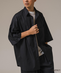 EDIFICE | CONFFECT EDIFICE タイプライター ビッグシルエット ハーフスリーブシャツ(シャツ/ブラウス)