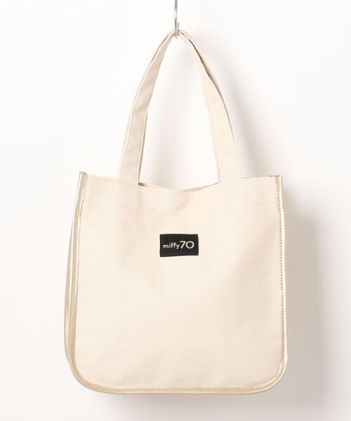 Miffy( ミッフィー)の「miffy/ミッフィー 70周年記念 Gold&Black トートバッグ(トートバッグ・レディース・キナリ・ONE SIZE)」の2枚目の写真