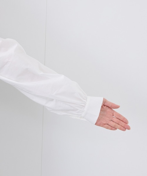 ROPE' PICNIC（ロペピクニック）の「布帛コンビプルオーバー（Tシャツ/カットソー・レディース・キナリ/ブラック/グレー・38）」の22枚目の写真