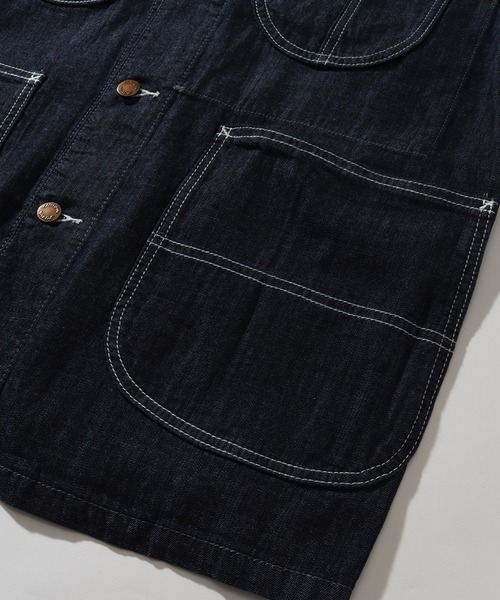 HOUSTON/ヒューストン】US COTTON DENIM COVERALL /USコットン