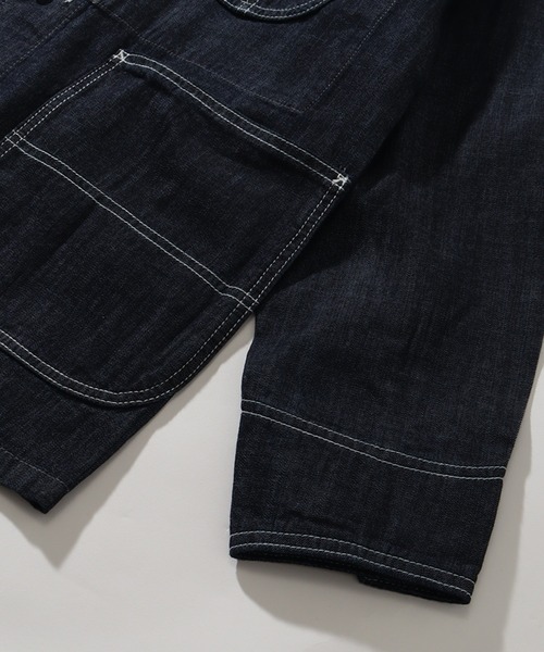 セール】【HOUSTON/ヒューストン】US COTTON DENIM COVERALL /US
