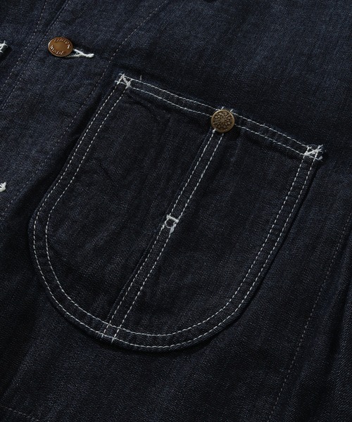 HOUSTON/ヒューストン】US COTTON DENIM COVERALL /USコットンデニム