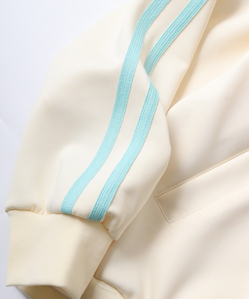 SUGGESTION（サジェッション）の「UV Protection Trick Trucker Jacket / UVカット トリック トラッカージャケット unisex（ジャージ・メンズ・ネイビー/ブラック/クリーム・M/L）」の8枚目の写真