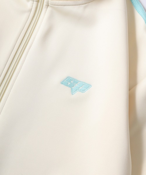 SUGGESTION（サジェッション）の「UV Protection Trick Trucker Jacket / UVカット トリック トラッカージャケット unisex（ジャージ・メンズ・ネイビー/ブラック/クリーム・M/L）」の6枚目の写真