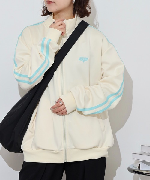 SUGGESTION（サジェッション）の「UV Protection Trick Trucker Jacket / UVカット トリック トラッカージャケット unisex（ジャージ・メンズ・ネイビー/ブラック/クリーム・M/L）」の16枚目の写真