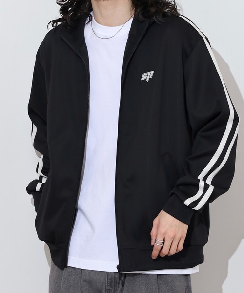 SUGGESTION（サジェッション）の「UV Protection Trick Trucker Jacket / UVカット トリック トラッカージャケット unisex（ジャージ・メンズ・ネイビー/ブラック/クリーム・M/L）」の18枚目の写真