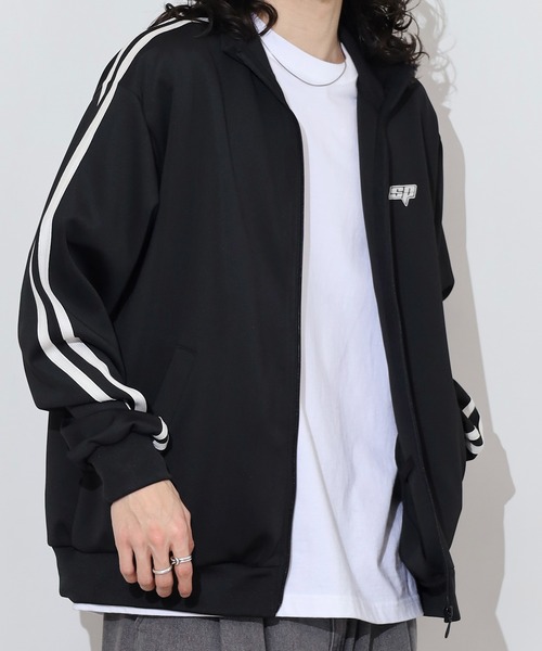 SUGGESTION（サジェッション）の「UV Protection Trick Trucker Jacket / UVカット トリック トラッカージャケット unisex（ジャージ・メンズ・ネイビー/ブラック/クリーム・M/L）」の20枚目の写真