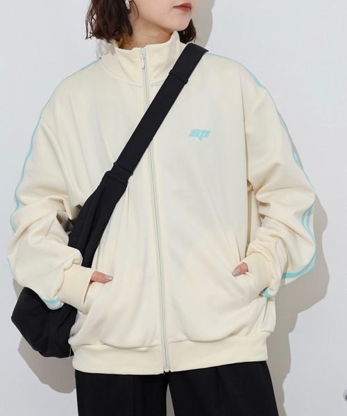 SUGGESTION（サジェッション）の「UV Protection Trick Trucker Jacket / UVカット トリック トラッカージャケット unisex（ジャージ・メンズ・ネイビー/ブラック/クリーム・M/L）」の15枚目の写真