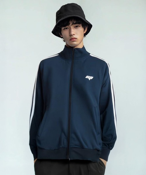 SUGGESTION（サジェッション）の「UV Protection Trick Trucker Jacket / UVカット トリック トラッカージャケット unisex（ジャージ・メンズ・ネイビー/ブラック/クリーム・M/L）」の22枚目の写真