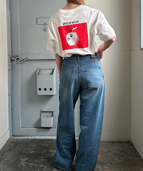 ANME（アンメ）の「FRUIT PLATTERロゴプリント半袖Tシャツ（Tシャツ/カットソー・レディース・ホワイト系その他3/ホワイト系その他/ホワイト系その他4/ホワイト系その他2・XXL/L/M/XL）」の6枚目の写真
