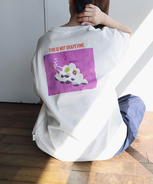 ANME（アンメ）の「FRUIT PLATTERロゴプリント半袖Tシャツ（Tシャツ/カットソー・レディース・ホワイト系その他3/ホワイト系その他/ホワイト系その他4/ホワイト系その他2・XXL/L/M/XL）」の13枚目の写真