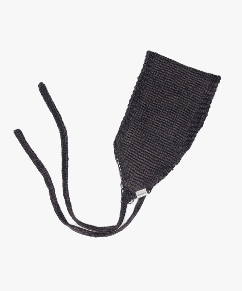 OVERRIDE（オーバーライド）の「OVERRIDE  KNIT TIED HAIR BAND SG / オーバーライド（ヘアバンド・レディース・チョコ/ライトベージュ/グリーン・FREE）」の7枚目の写真