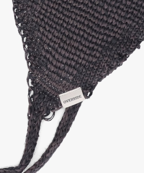 OVERRIDE（オーバーライド）の「OVERRIDE  KNIT TIED HAIR BAND SG / オーバーライド（ヘアバンド・レディース・チョコ/ライトベージュ/グリーン・FREE）」の12枚目の写真