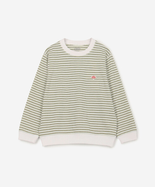 DANTON（ダントン）の「DANTON | キッズ 長袖スウェットTシャツ STRIPE（スウェット・キッズ・グリーン系その他/イエロー系その他/ブルー系その他5・105/115/125/135）」の3枚目の写真
