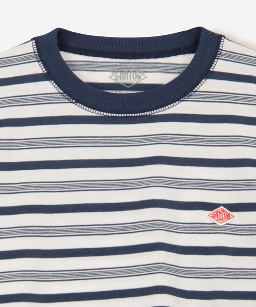 DANTON（ダントン）の「DANTON | キッズ 長袖スウェットTシャツ STRIPE（スウェット・キッズ・グリーン系その他/イエロー系その他/ブルー系その他5・105/115/125/135）」の5枚目の写真