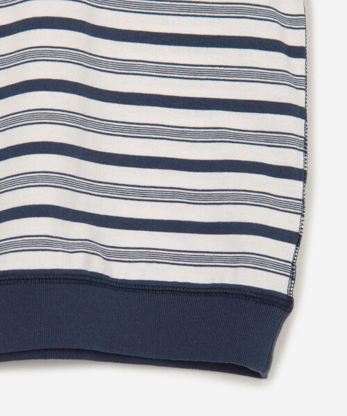 DANTON（ダントン）の「DANTON | キッズ 長袖スウェットTシャツ STRIPE（スウェット・キッズ・グリーン系その他/イエロー系その他/ブルー系その他5・105/115/125/135）」の7枚目の写真