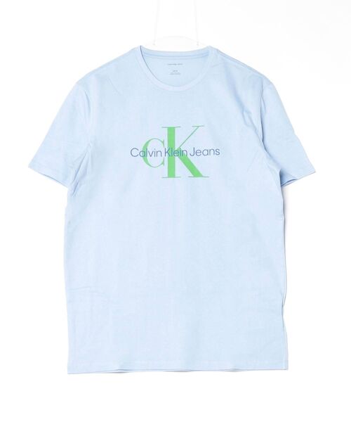 Calvin Klein(カルバン・クライン)の「【ユニセックス】モノロゴ Tシャツ(Tシャツ/カットソー・メンズ・ブラック/グレー/ホワイト/ブルー系その他/レッド/ピンク/ブルー系その他2/イエロー系その他・S/M/XL/L/XS)」の4枚目の写真